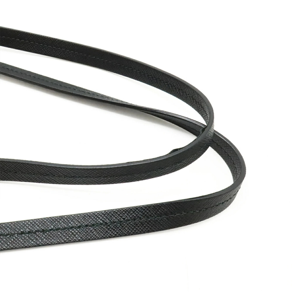 PRADA Black Leather Shoulder Bag - Picture 5 of 10